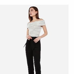 Off the shoulder crop top